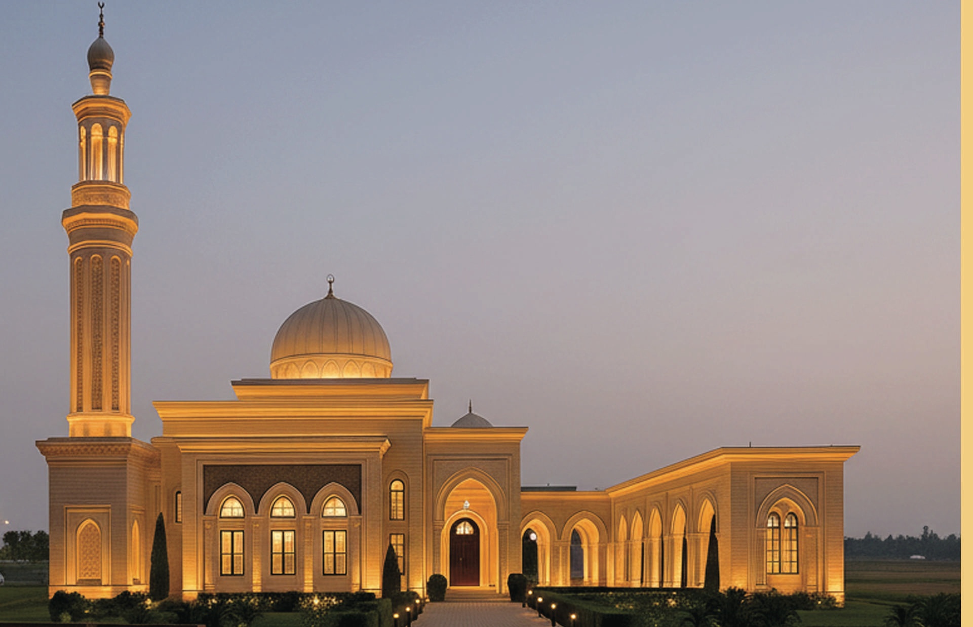 Grand Jamia Masjid Haji Sabir Hussain at Golden Gate City